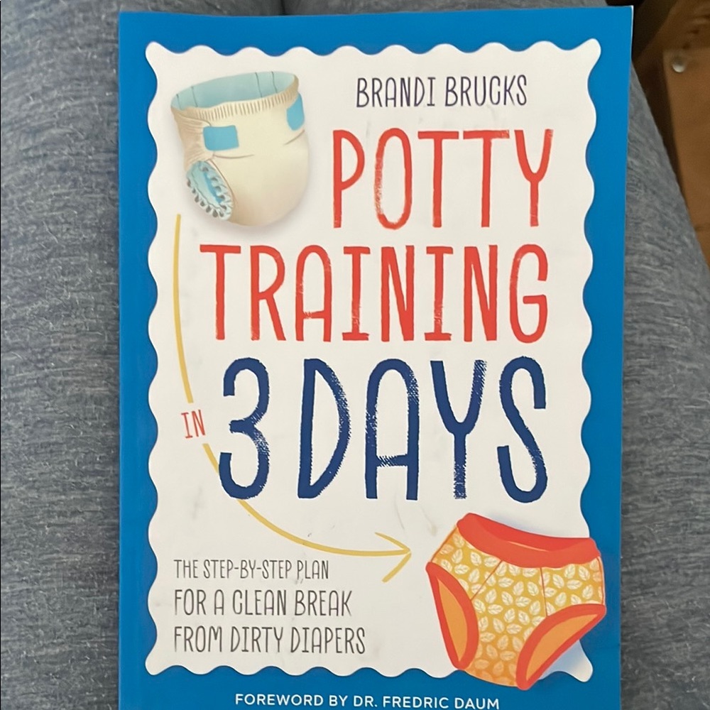 Potty Training in 3 Days Book by - Blue Cover